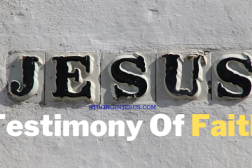 testimony of faith