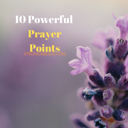 prayer points