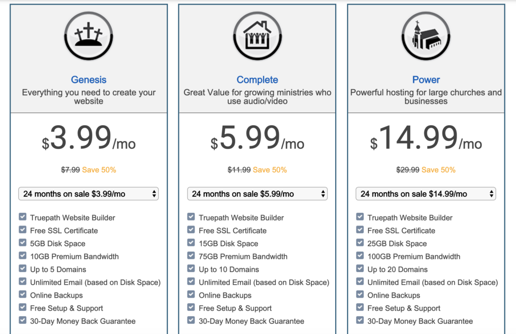 christian web hosting