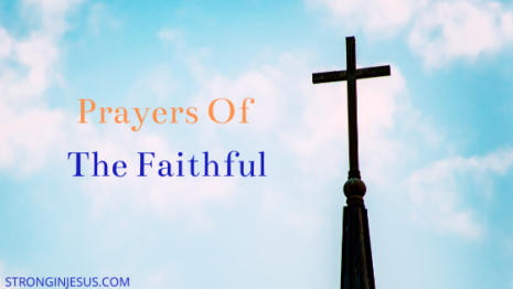 presentation of the lord prayers of the faithful