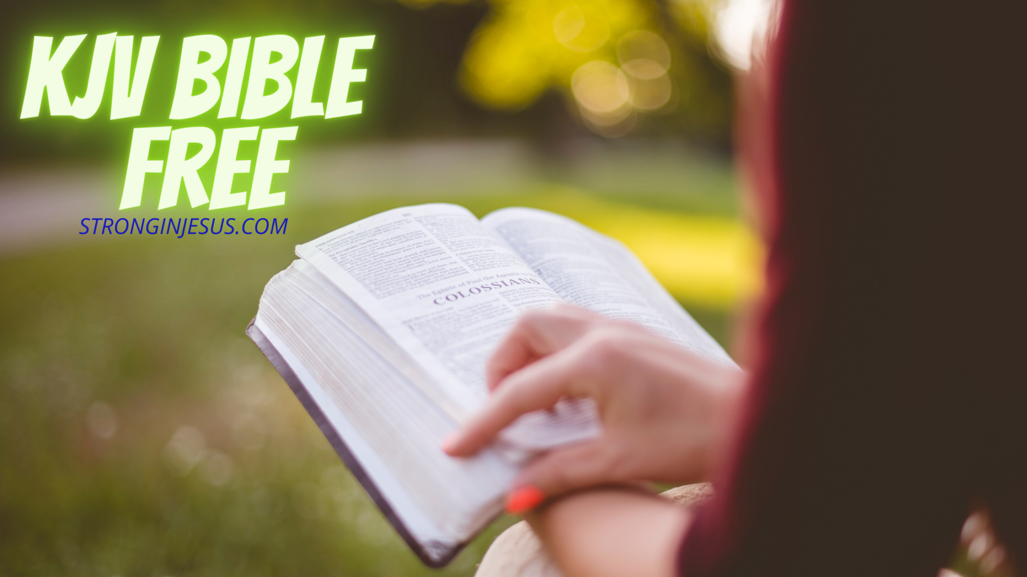 kjv bible free Archives - STRONGINJESUS.COM