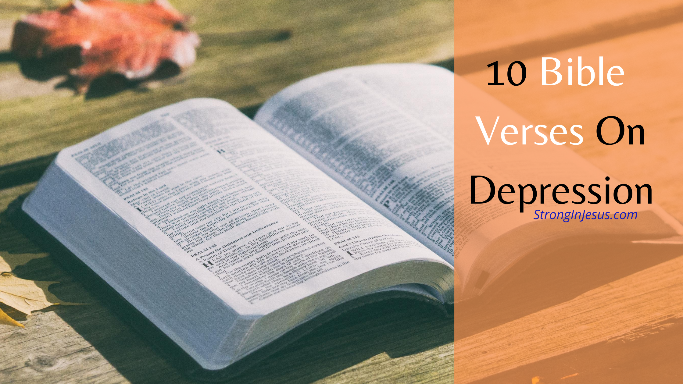 bible verses for depression