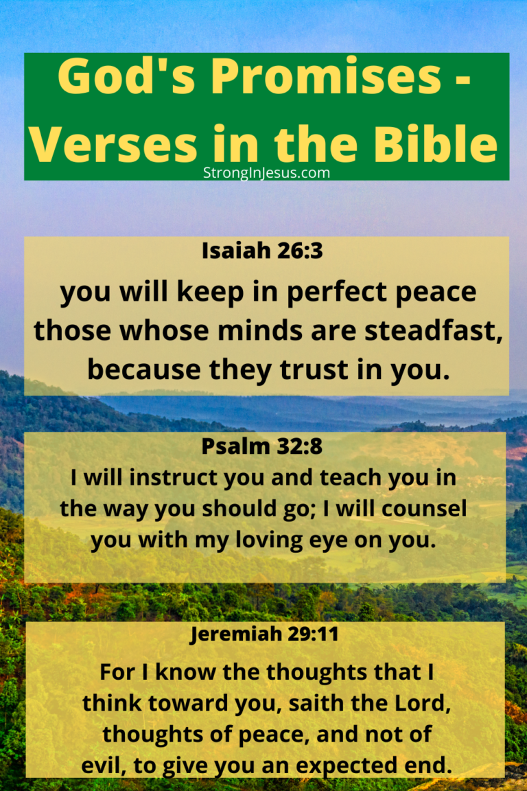 God's Promises Verses 10 Important Bible Scriptures