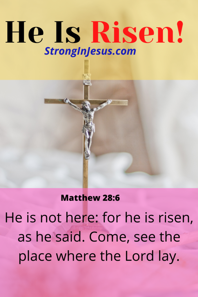 He is Risen Easter Decorations