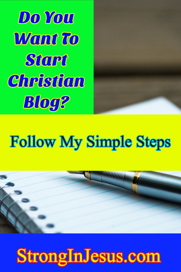 how to start a christian blog