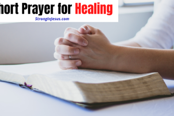 short prayer for healing
