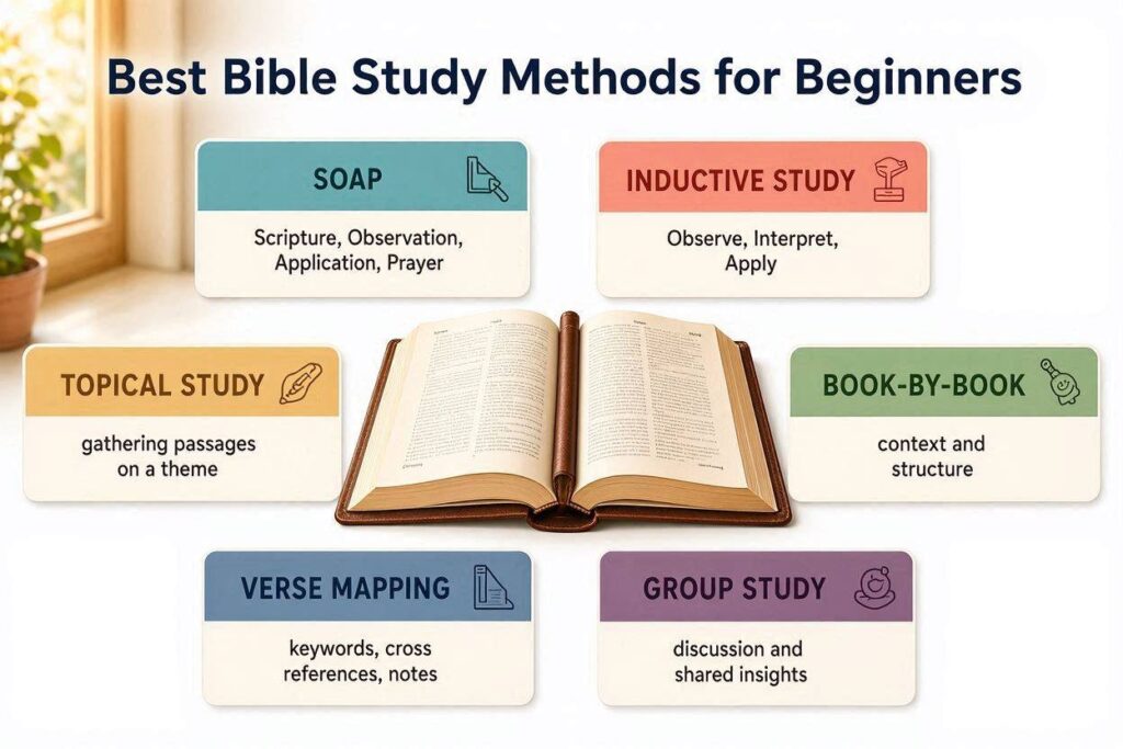 Best Bible Study Methods for Beginners