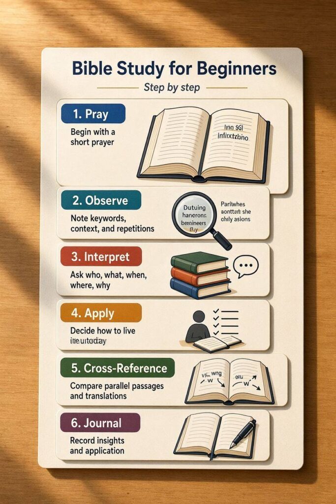 Best Bible Study Methods for Beginners