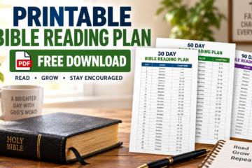 printable bible reading plan PDF free